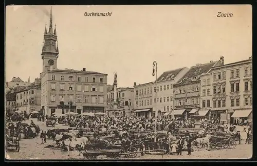 AK Znaim, Gurkenmarkt