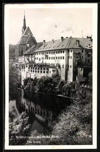 AK Krummau a. M., Hotel Rose