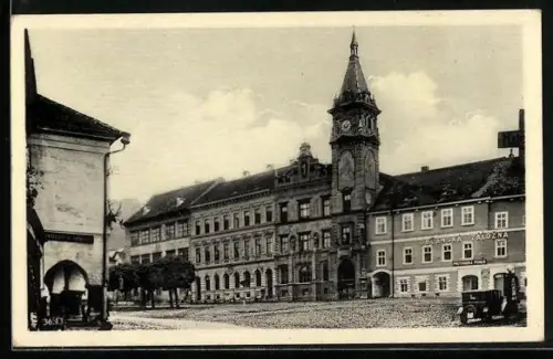 AK Prachatice, Námestí s radnicí