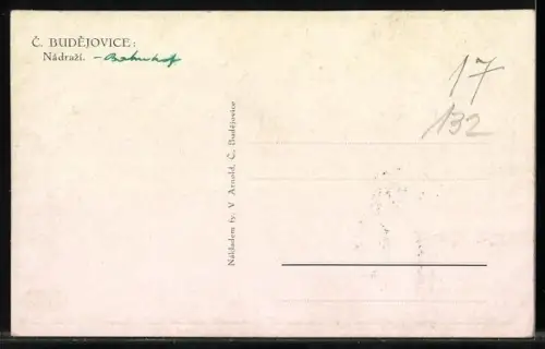 AK C. Budejovice, Nádrazí