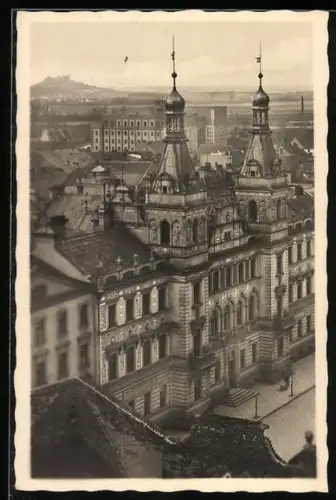 AK Pardubitz, Blick auf den Ort