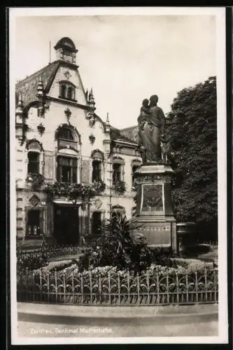 AK Zwittau, Denkmal Mutterliebe