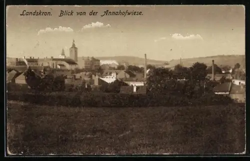 AK Landskron, Blick von der Annahofwiese