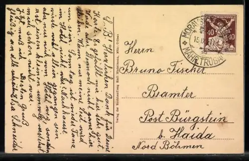 AK Mähr.-Trübau, Blick auf den Ort