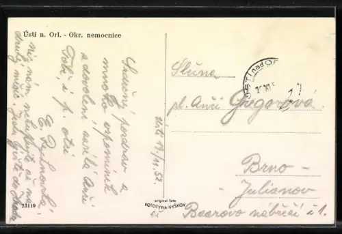 AK Ústí n. Orl., Okr. nemocnice