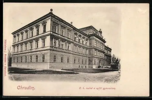 AK Chrudim, C. k. realné a vyssí gymnasium
