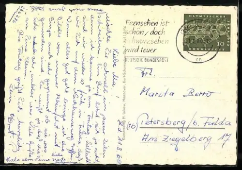 AK Bonn am Rhein, Bundeshaus mit Anlage