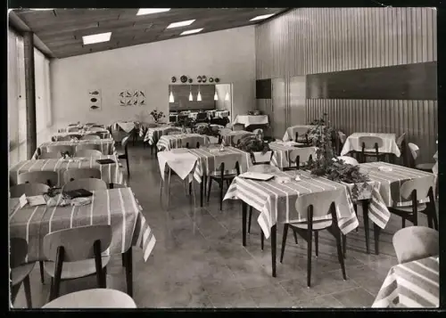 AK Stuttgart, Turmrestaurant Fernsehturm, Interieur