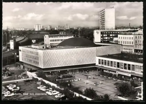 AK Berlin, Blick zum Zooviertel mit Gebäude der Dortmunder Union