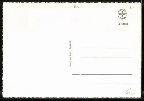 AK Berlin-Lichtenrade, John-Locke-Strasse mit Kunstwerk