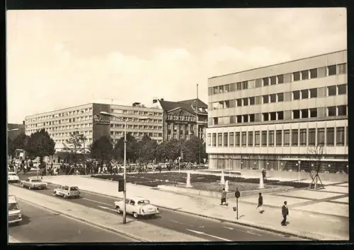 AK Berlin, Lindencorso und Hotel Unter den Linden
