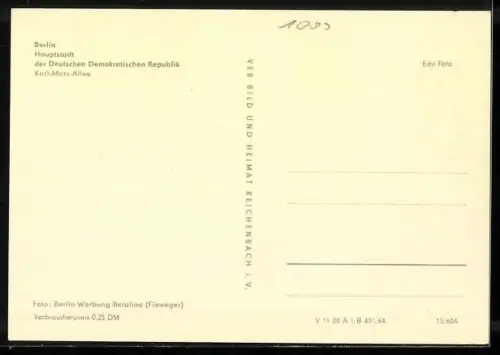 AK Berlin, Karl-Marx-Allee