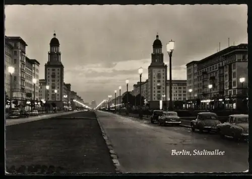 AK Berlin-Friedrichshain, Stalinallee