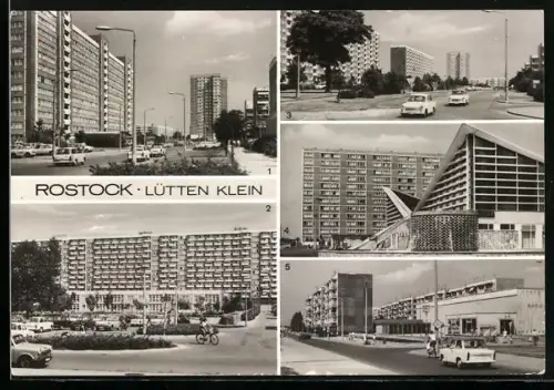 AK Rostock-Lütten Klein, Helsinkier Strasse, Osloer Strasse, Turkuer Strasse, Mehrzweckhalle, Kopenhagener Strasse