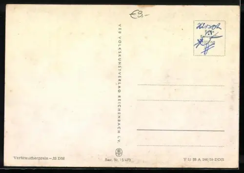 AK Berlin-Friedrichshain, Hochhäuser in der Stalinallee