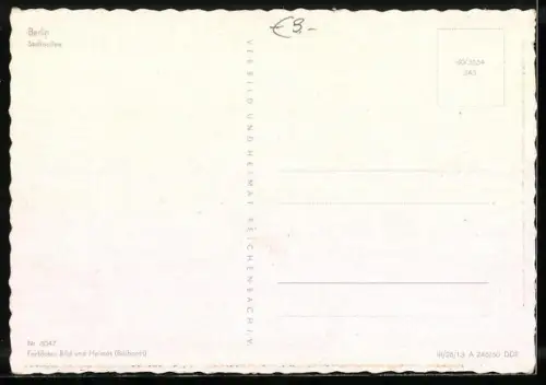 AK Berlin, Hochhäuser an der Stalinallee