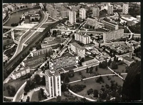 AK Berlin, Blick auf das Hansaviertel
