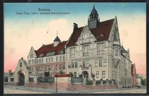 AK Rumburg, Kaiser Franz Josef I. Jibuläums-Staats-Gymnasium