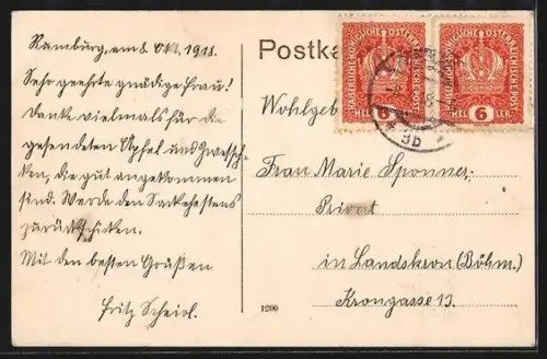 AK Rumburg, Kaiser Franz Josef I. Jibuläums-Staats-Gymnasium