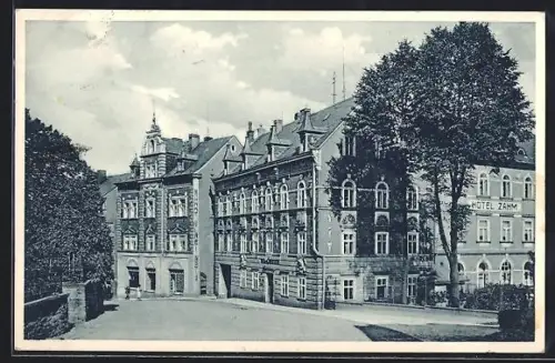 AK Weipert i. B., Hotel Zahm in der Annabergstrasse