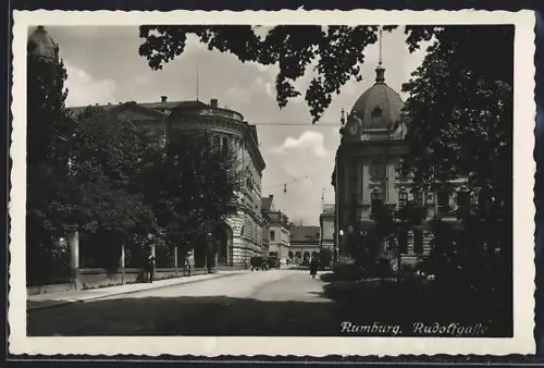 AK Rumburg, Blick in die Rudolfgasse