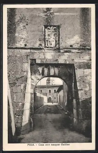 AK Pisa, Casa ove nacque Galileo