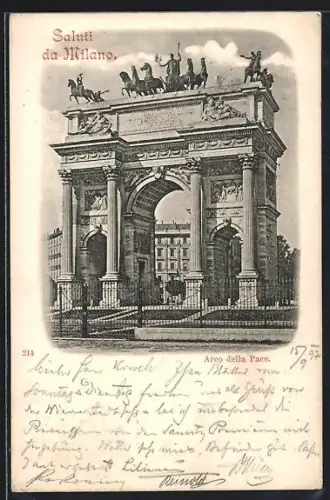AK Milano, Arco della Pace