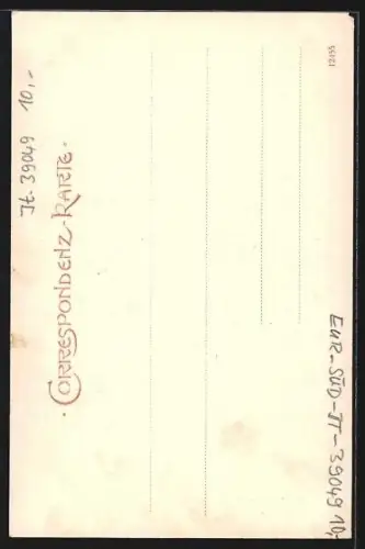 AK Sterzing, Hauptstrasse mit Blick zum Turm