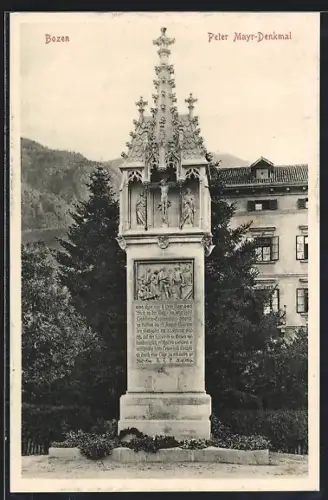 AK Bozen, Peter Mayr-Denkmal