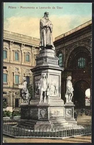 AK Milano, Monumento a Leonardo da Vinci