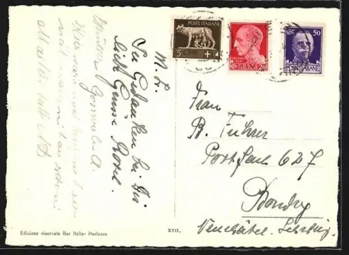 AK Porlezza /Lago di Lugano, Panorama