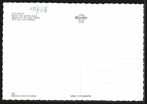 AK Livorno, Piazza dei quattro Mori