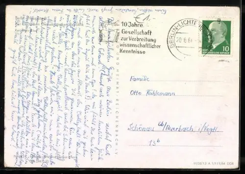 AK Berlin, Karl-Marx-Allee mit Café Moskau