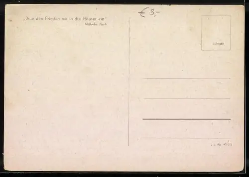 AK Berlin, Stalinallee in der Teilansicht mit Passanten