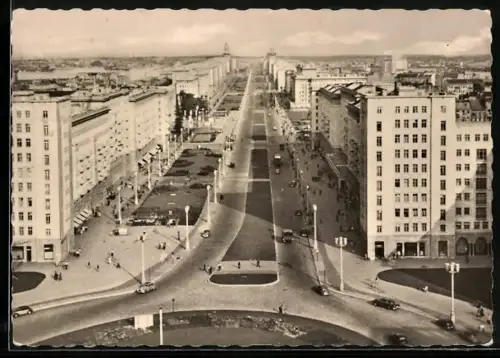 AK Berlin, Bauten an der Stalinallee
