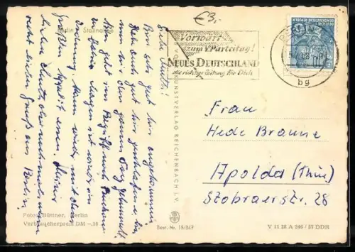 AK Berlin, Bauten an der Stalinallee