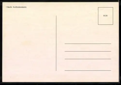 AK Berlin, Kurfürstendamm, Strassenpartie mit Café Kranzler u. Blick zur Kaiser-Wilhelm-Gedächtniskirche, Doppeldeckerbus