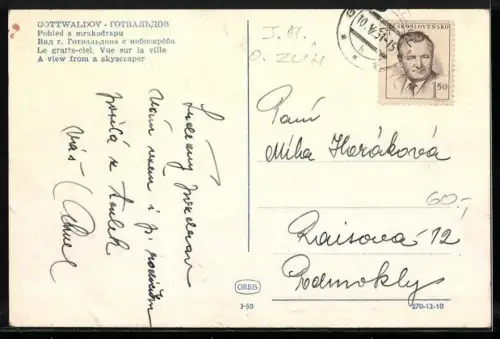 AK Gottwaldov, A view from a skyscraper