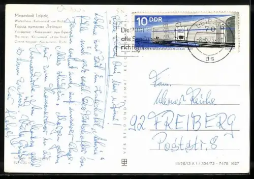 AK Leipzig, Warenhaus Konsument am Brühl