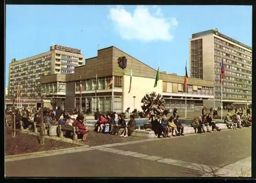 AK Leipzig, Neubauten am Sachsenplatz