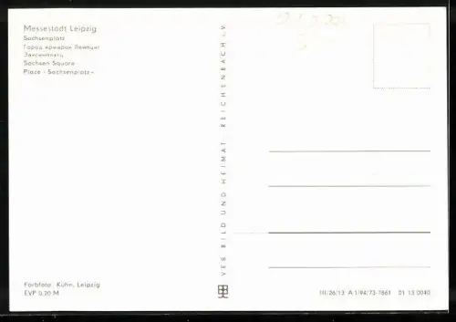 AK Leipzig, Neubauten am Sachsenplatz