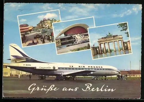 AK Berlin, Flughafen, Jet Caravella der Air France