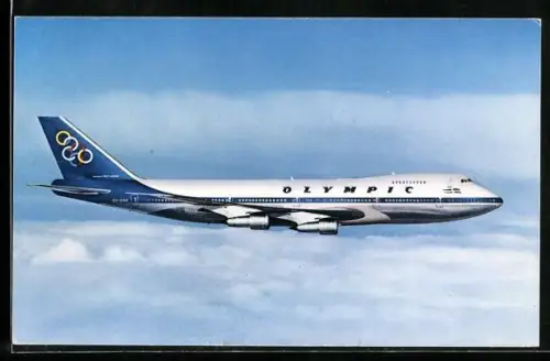 AK Boeing 747-200B Jumbo Jet, Olympic Airways, Flugzeug