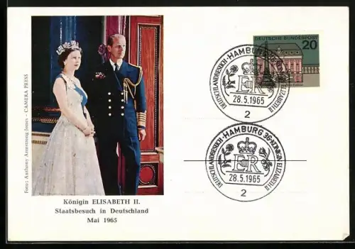 AK Deutschland, Staatsbesuch von Königin Elisabeth II. 1965