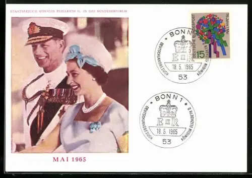 AK Deutschland, Staatsbesuch von Königin Elisabeth II. 1965
