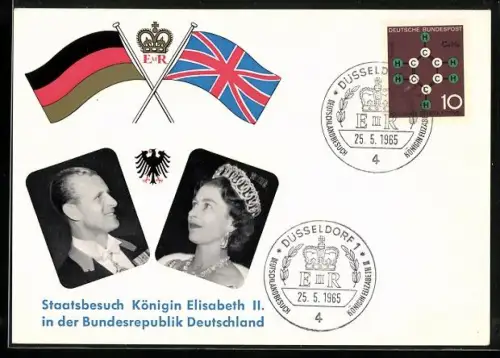 AK Deutschland, Staatsbesuch von Königin Elisabeth II. 1965