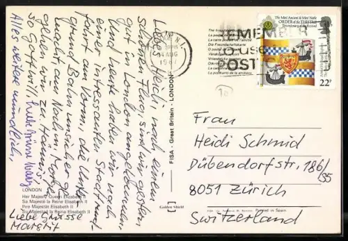 AK London, Her Majesty Queen Elizabeth