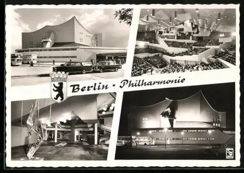 AK Berlin, verschiedene Ansichte der Philharmonie