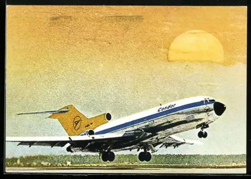 AK Flugzeug Europa-Jet Boeing 727-30 beim Start, Condor