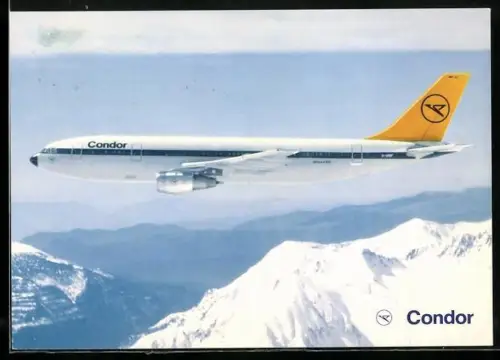 AK Airbus A 300 B 4, Jumbo-Jet des Condor Flugdienstes
